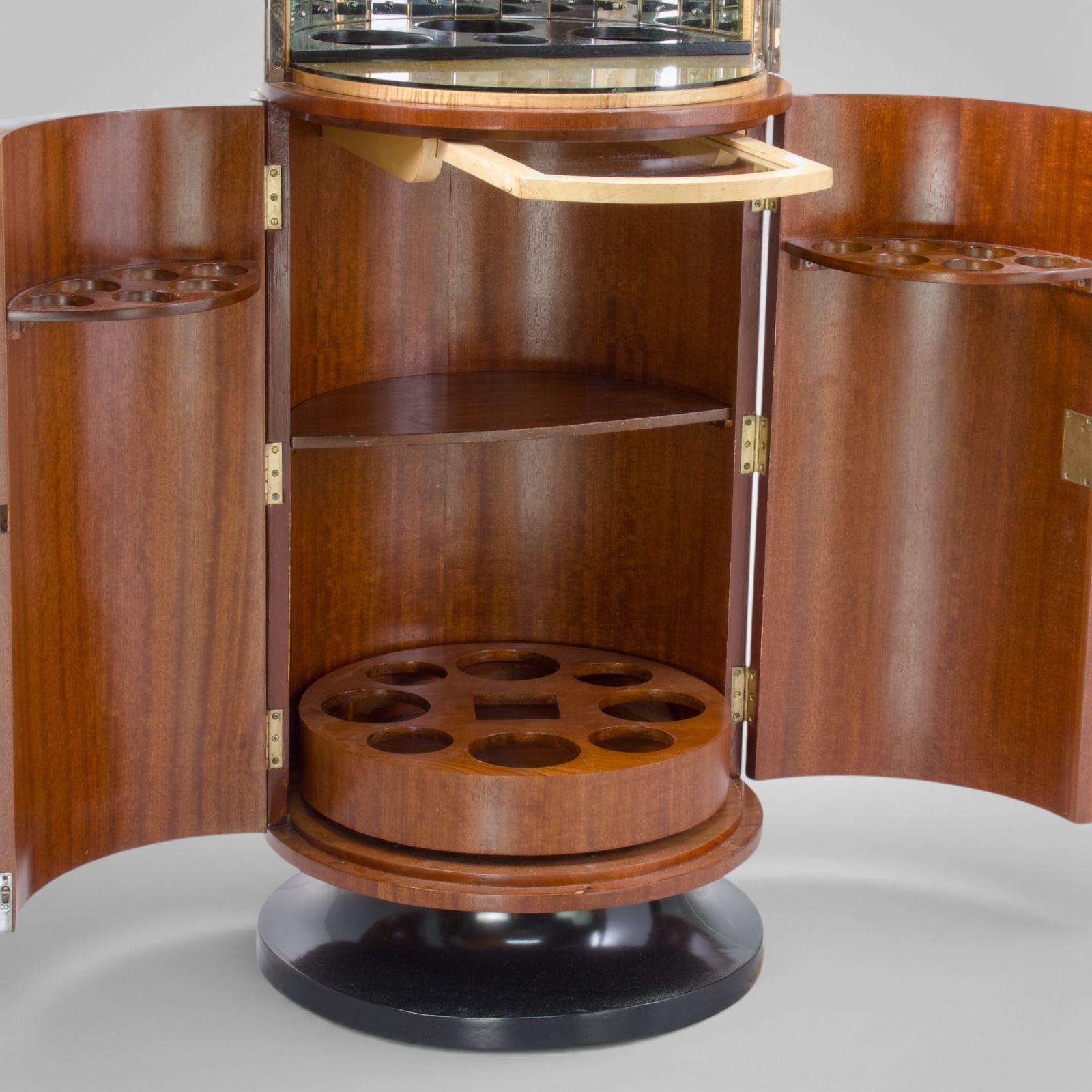 7500.0 Art Deco Rocket Cocktail Cabinet Dry Bar English Circa 1936. photo
