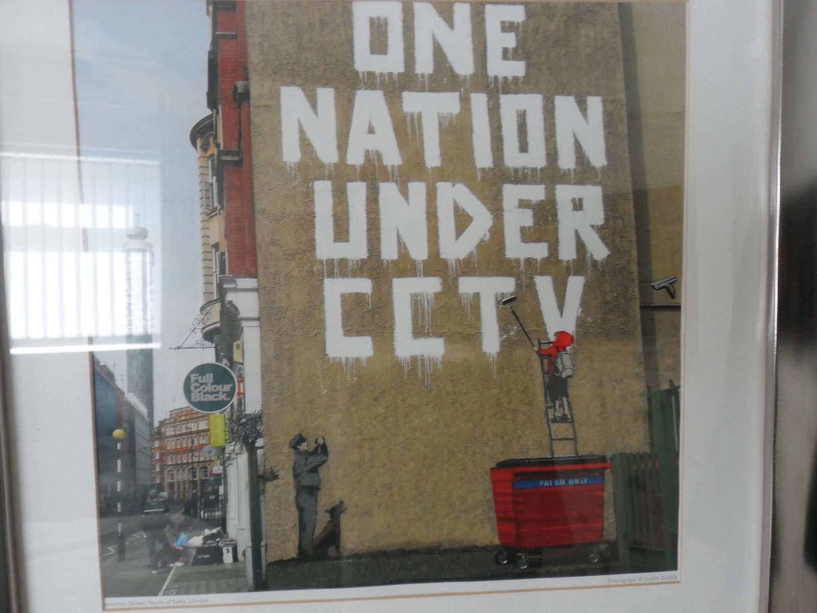 X3 Banksy Framed Art Graffic Street Photographic Prints photo buy