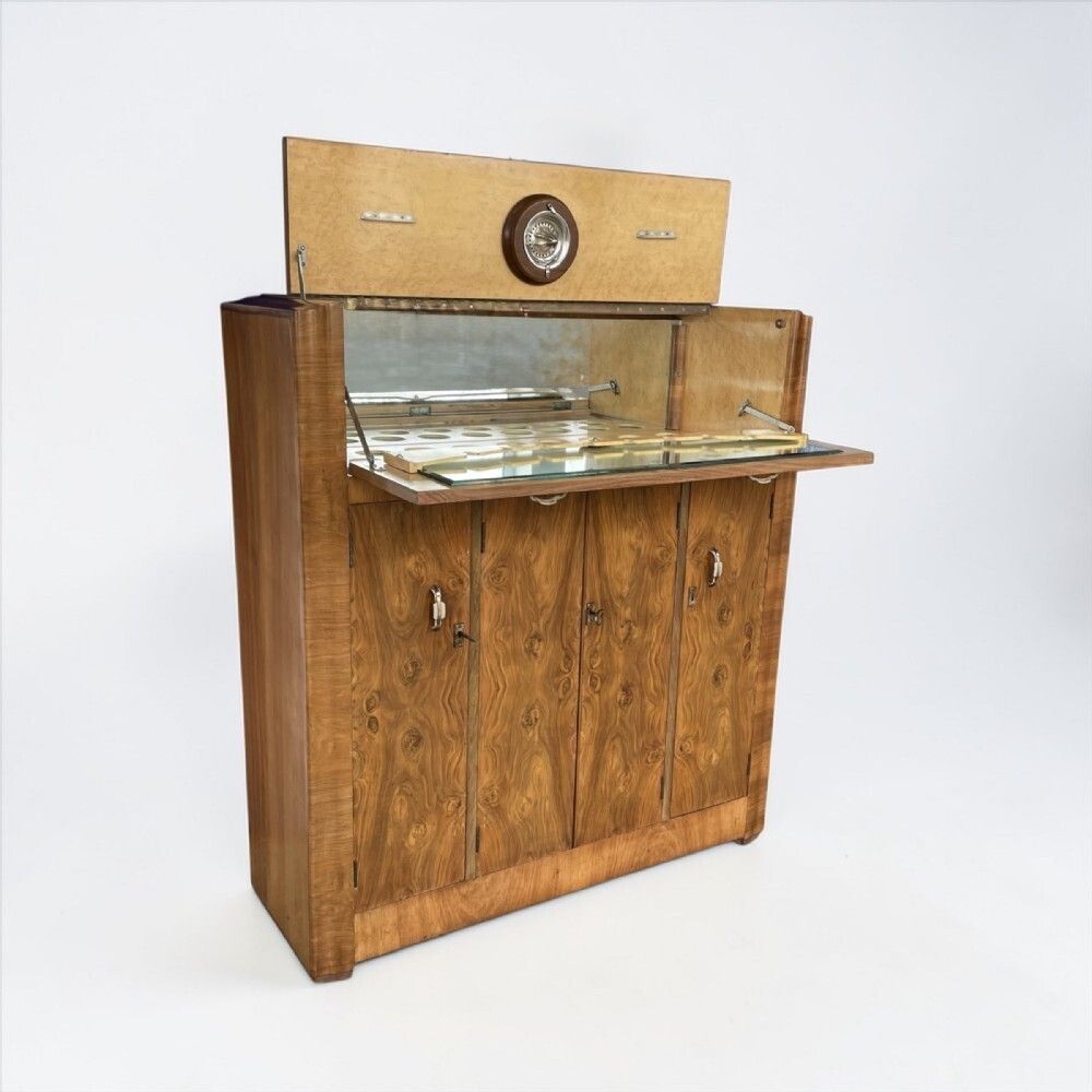 Art Deco Cocktail Cabinet photo vintage