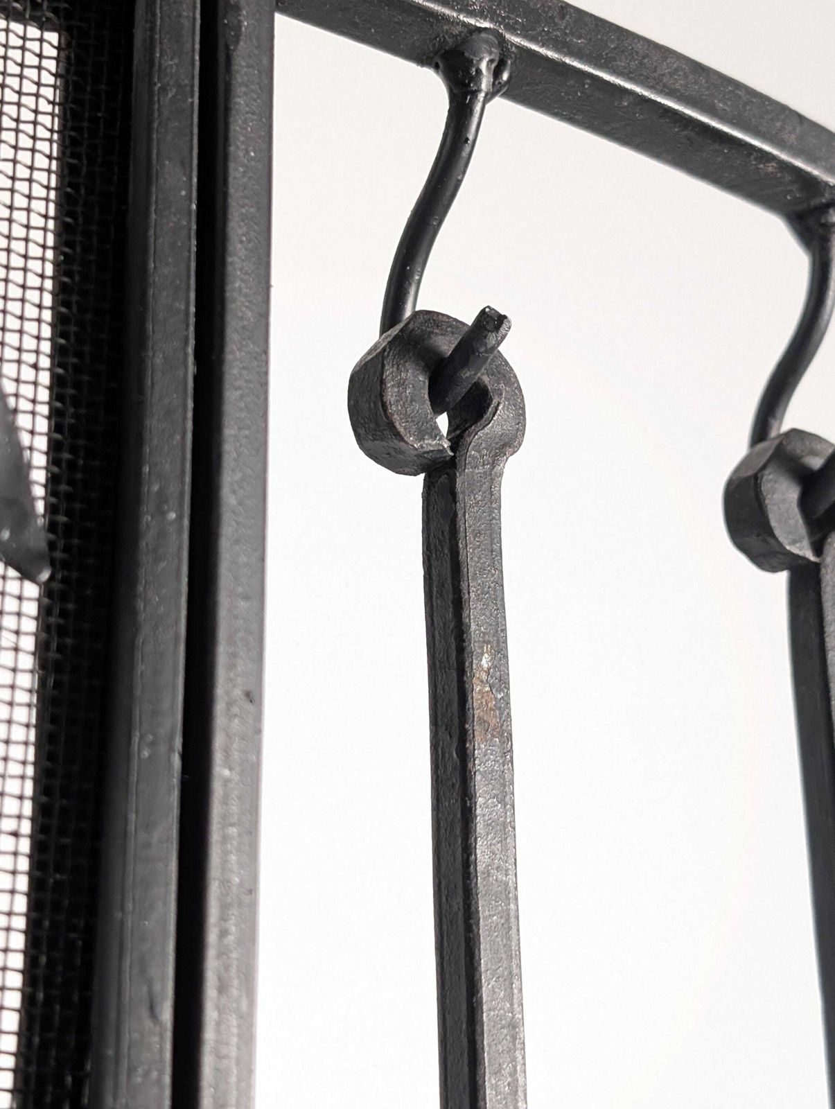 Wrought Iron Fireplace Screen From Atelier Marolles, France, 1950s photo 2267.0