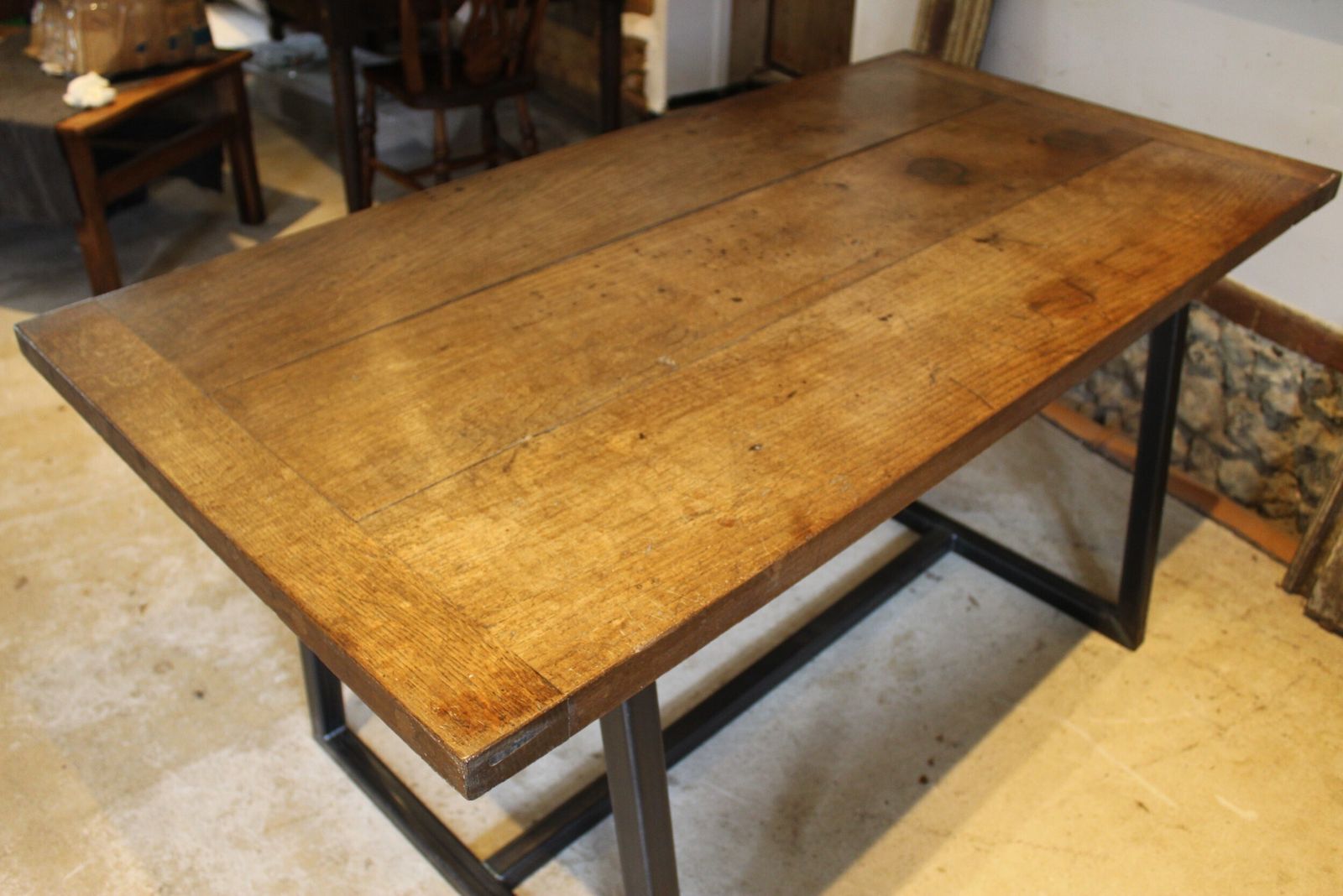 Furniture Table Oak Refectory Farmhouse Dining George III C1790 photo