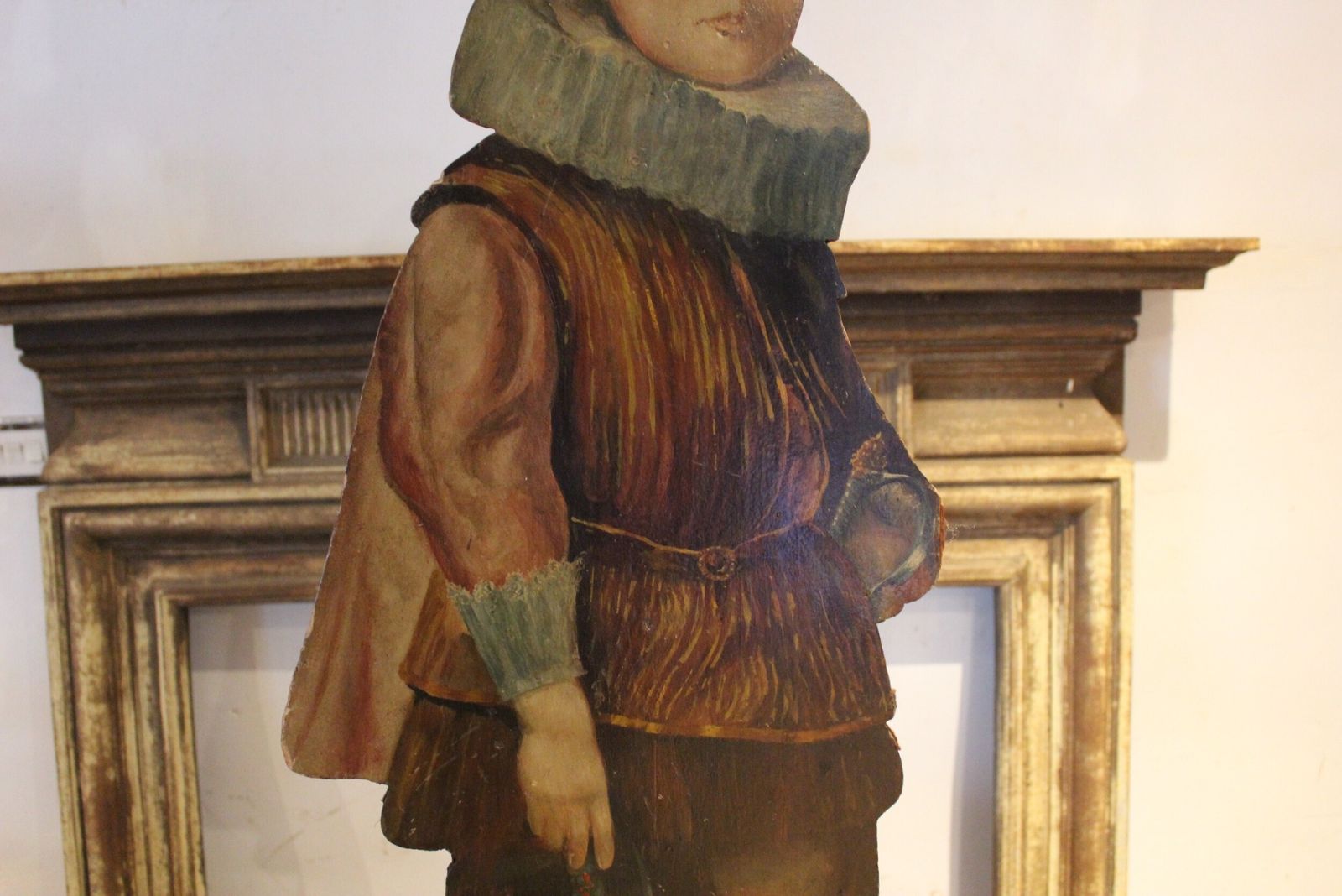 Rare 19th Century Dummy Board Oil Painting C1820 photo for sale