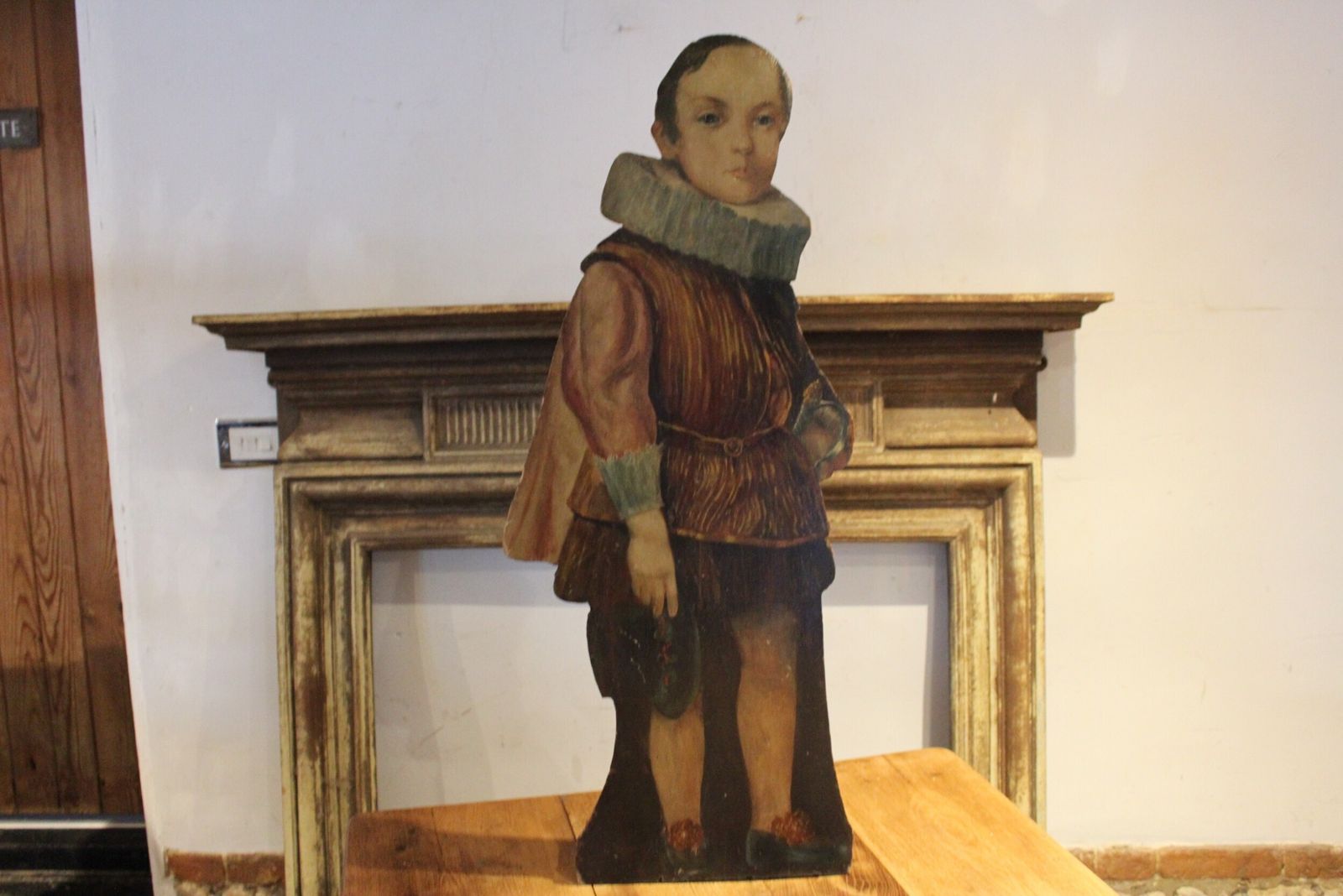 Rare 19th Century Dummy Board Oil Painting C1820 photo vinterior