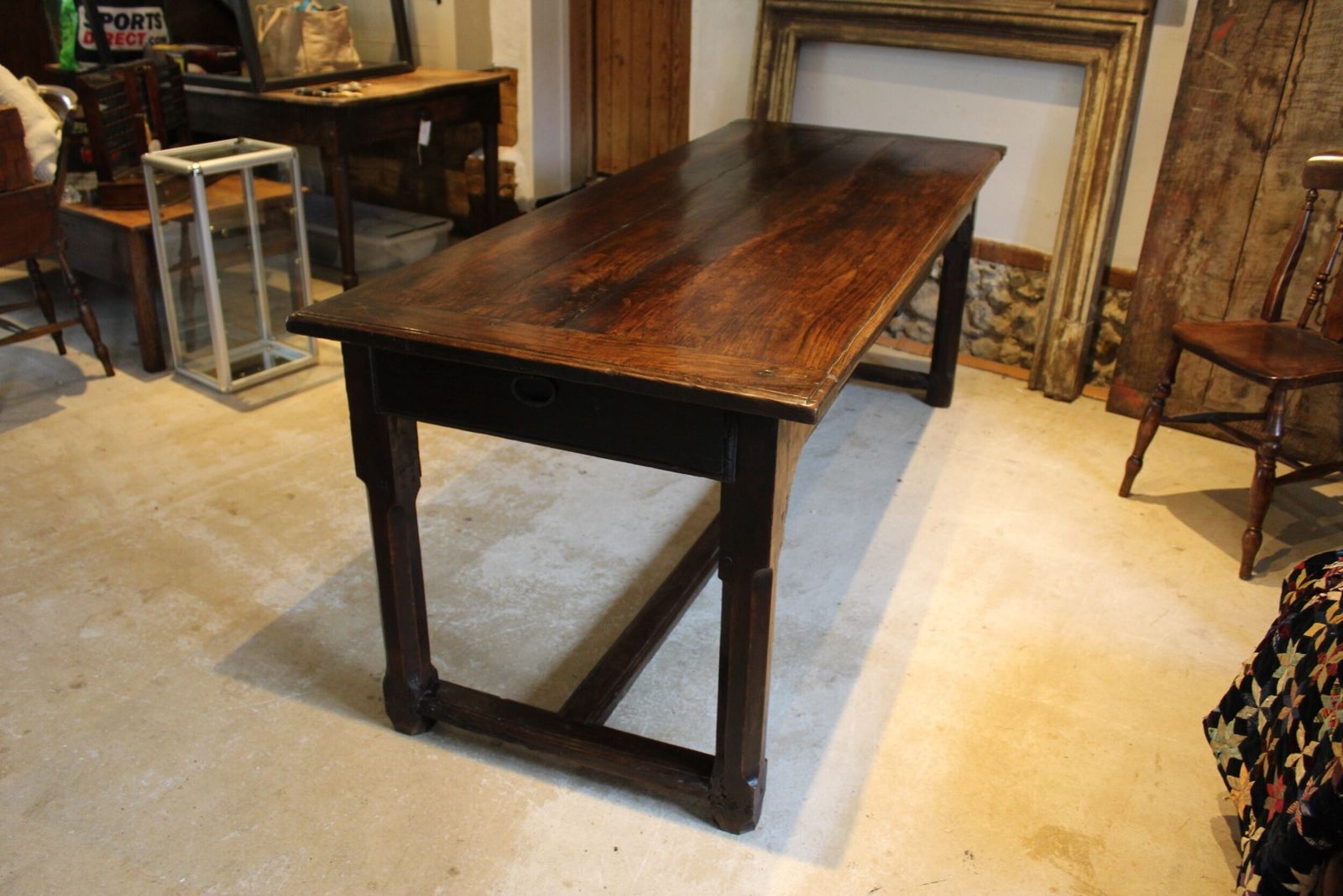 Table Stunning Refectory Farmhouse Dining Oak George III Seats 8 C1770 photo vinterior