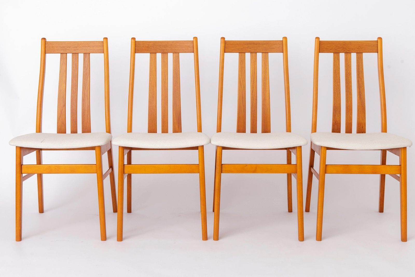 Set Of 6 Farstrup Teak Dining Chairs, Danish Mid Century Chairs 1960s, Vintage Teak Chairs Newly Upholstered photo furniture