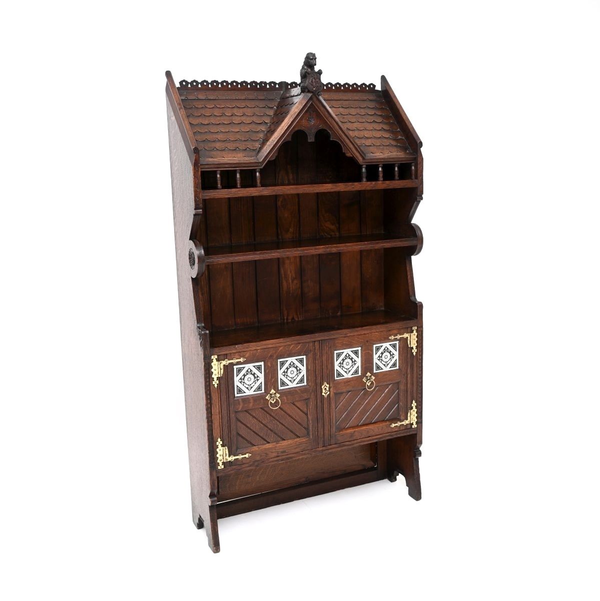 Antique Aesthetic Movement Cabinet By John Moyr Smith photo furniture