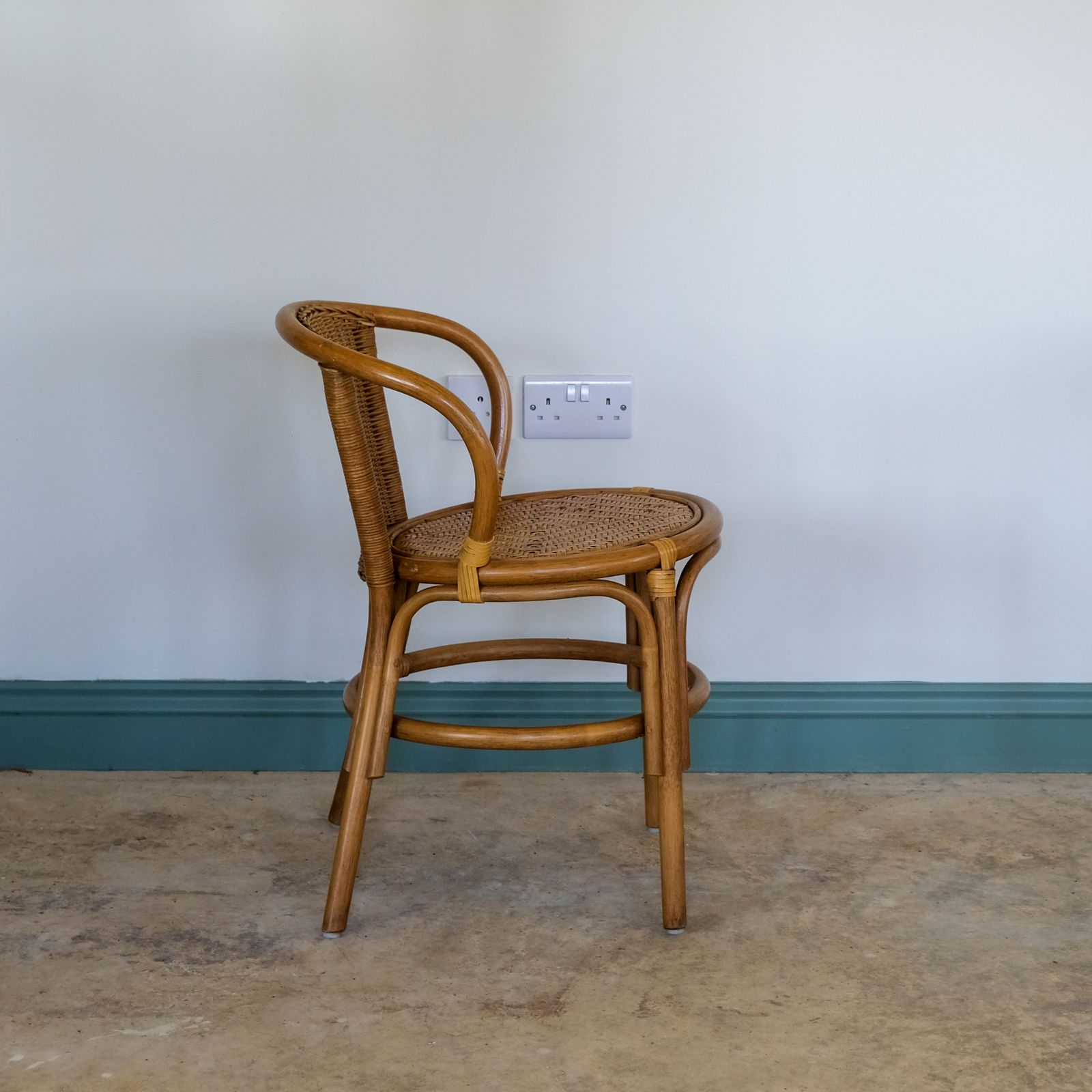 Mid Century Rattan Bentwood Chair photo Furniture