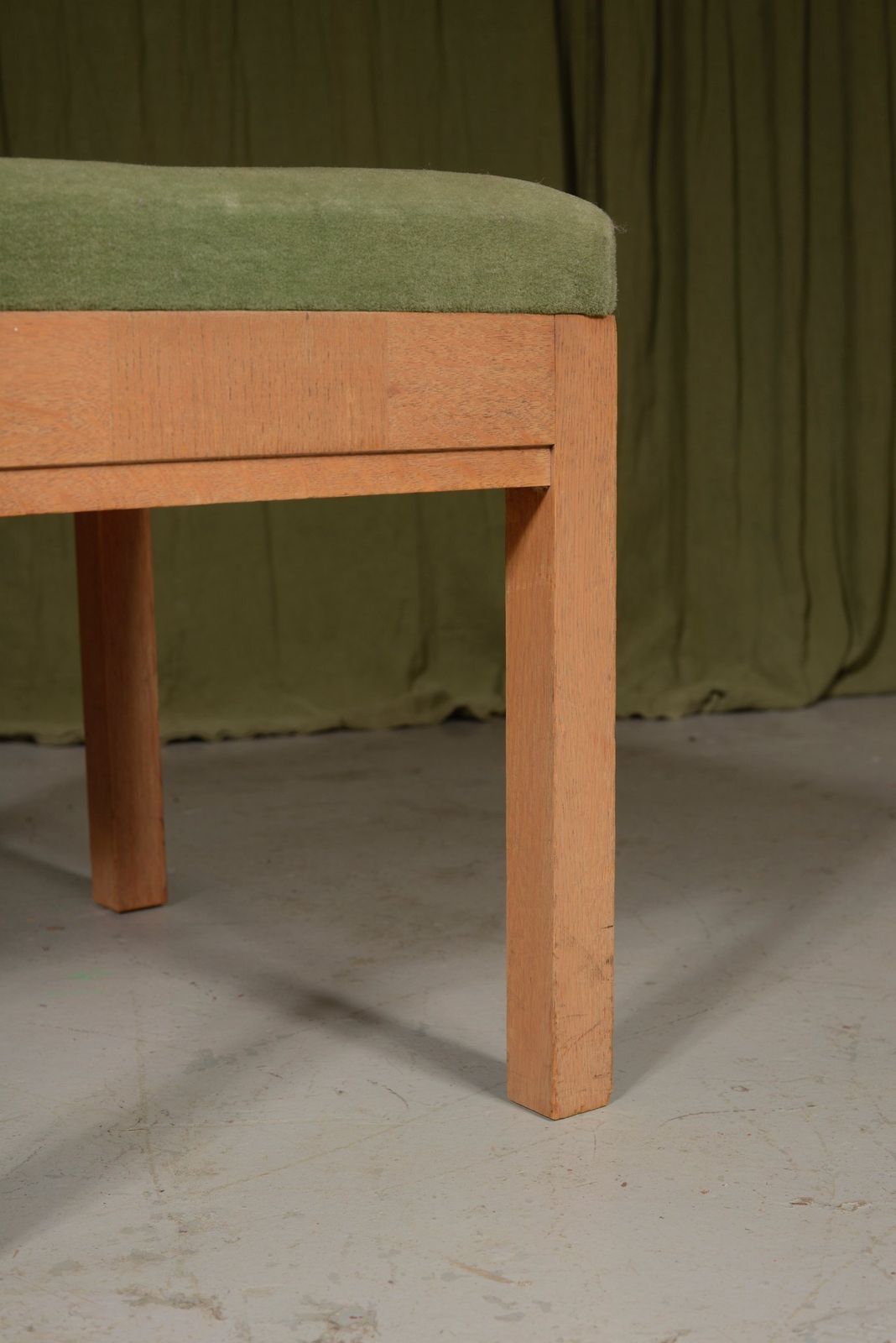 A Heal's Style Pale Oak Stool By Good Furniture Units Ltd.   C.1930 photo Furniture