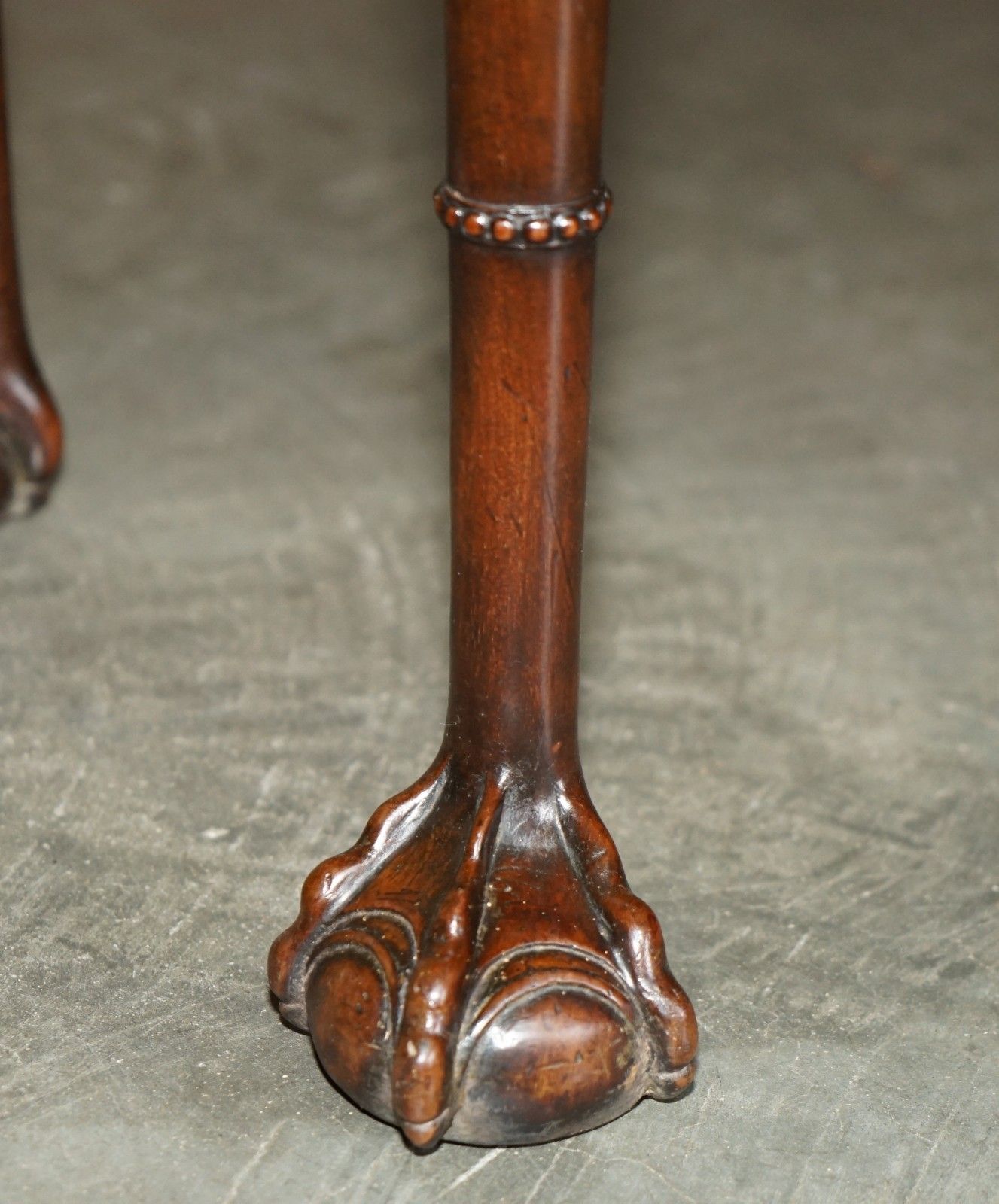 Fine Antique Georgian Irish Claw & Ball Feet Colonial Folding Hunt Dining Table photo 3750.0