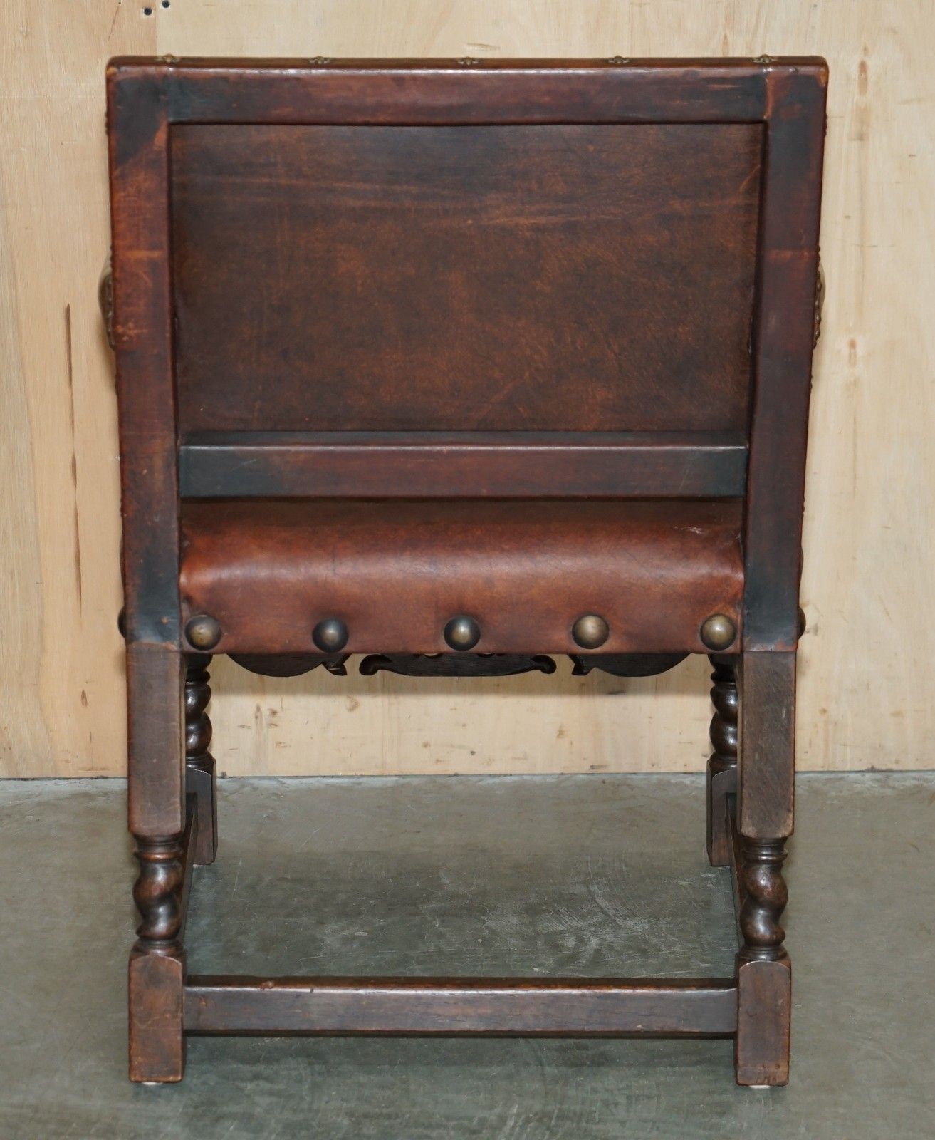 photo buy Pair Or Ornately Hand Carved Antique Jacobean Revival Edwardian Throne Armchairs