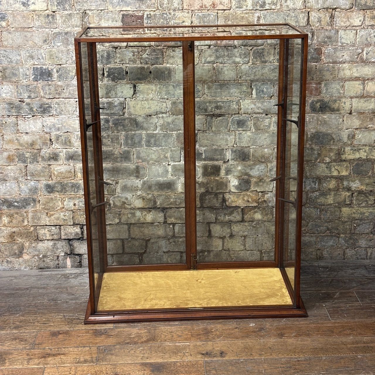 1920s F. Sage & Co. Mahogany Shop Display Cabinet photo for sale