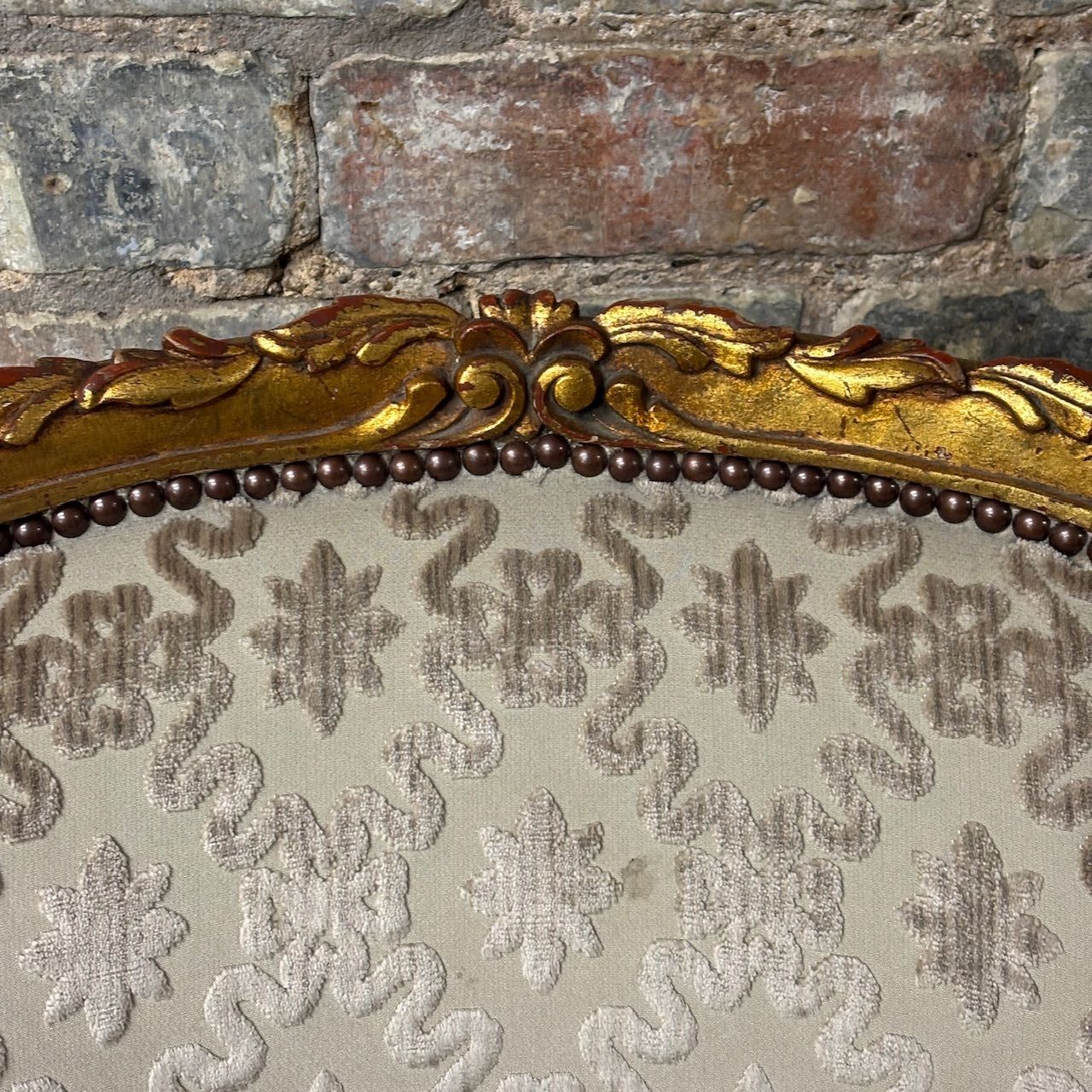 Pair Of Giltwood Louis XV Style Bergère Armchairs photo Furniture