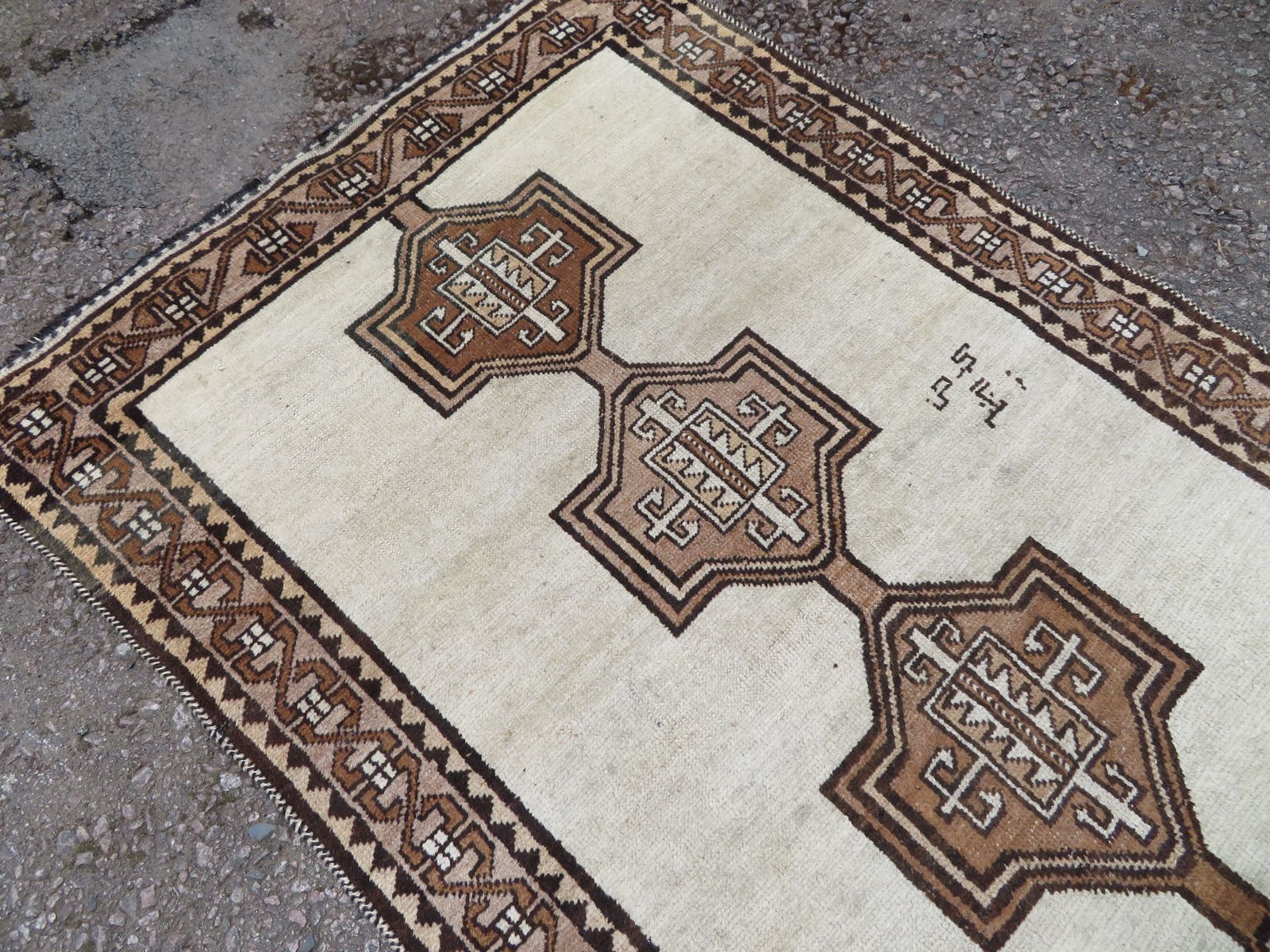 Antique Gabbeh Long Tribal Rug. 239cm X 117cm. photo buy