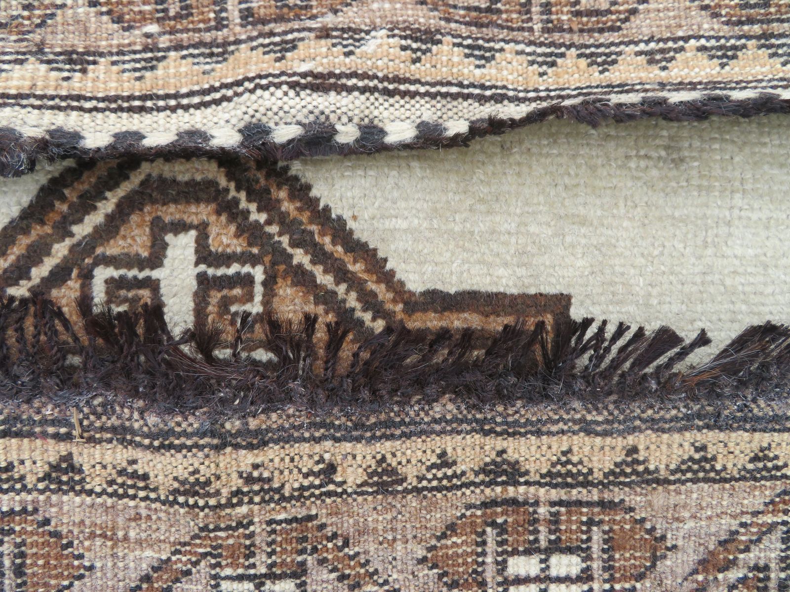 595.0 Antique Gabbeh Long Tribal Rug. 239cm X 117cm. photo