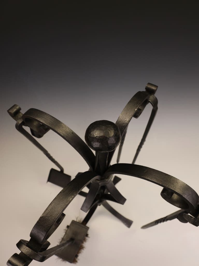 Hand Forged Iron Fireside Companion Set | Arts & Crafts / Early 20th Century photo 650.0