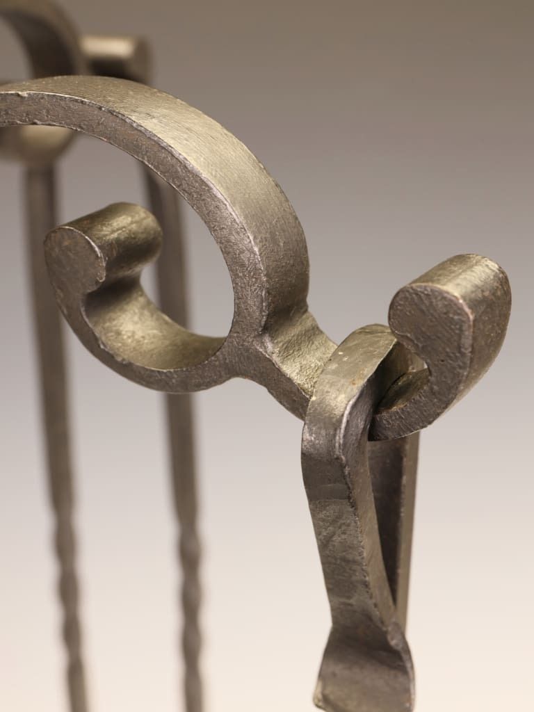 photo furniture Hand Forged Iron Fireside Companion Set | Arts & Crafts / Early 20th Century