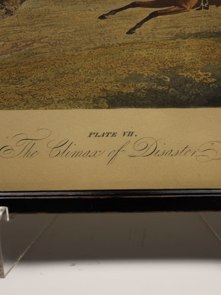 photo buy Grand Leicestershire Steeple Chase: "The Climax Of Disaster" By Alken & Bentley, 1830