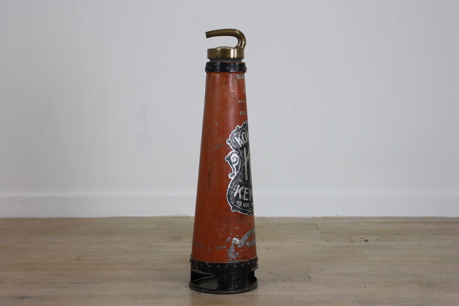 Home Fixtures Antique Konus Fire Extinguisher A Great Doorstop photo