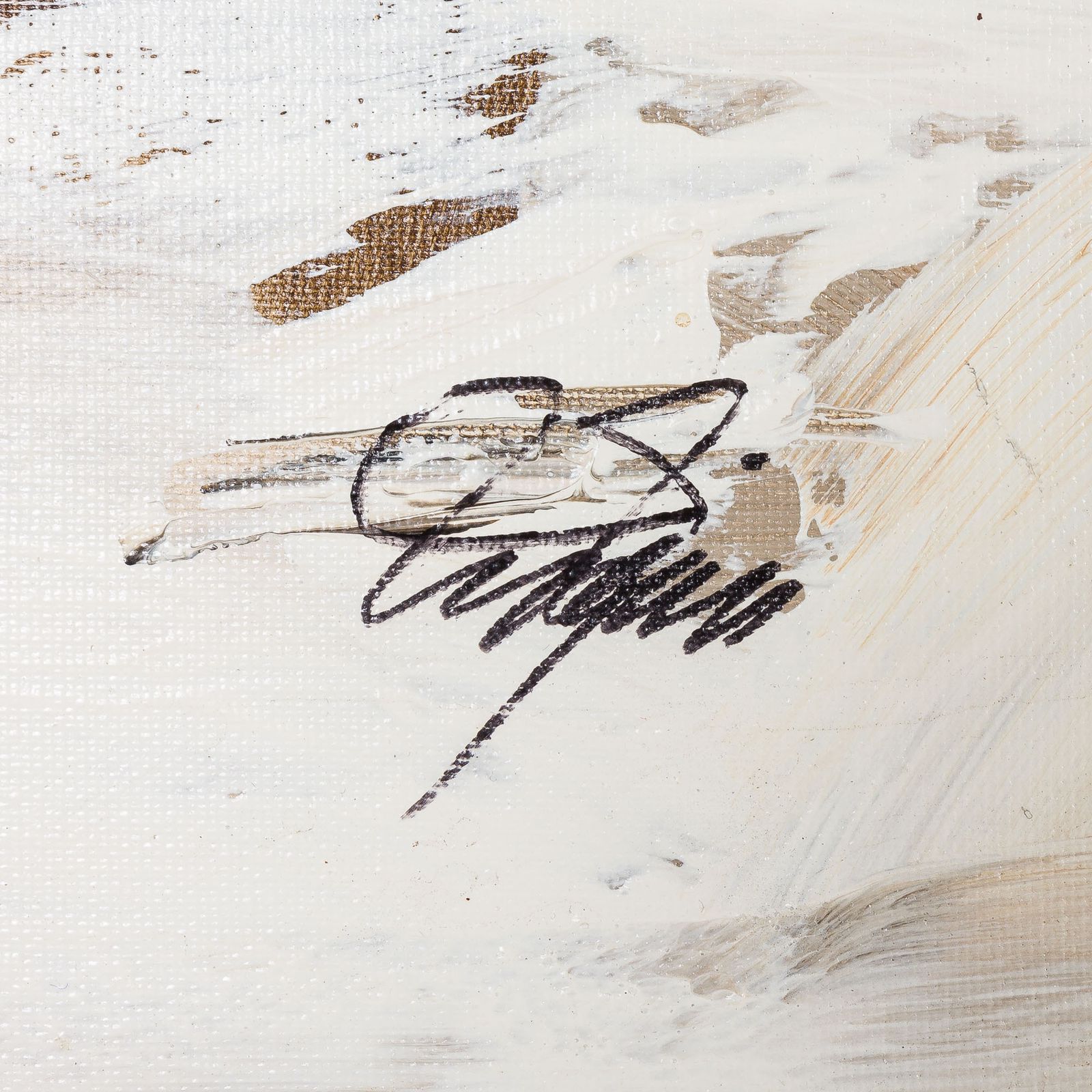 Two Abstract Paintings, Denmark, End Of 20th Century photo vinterior