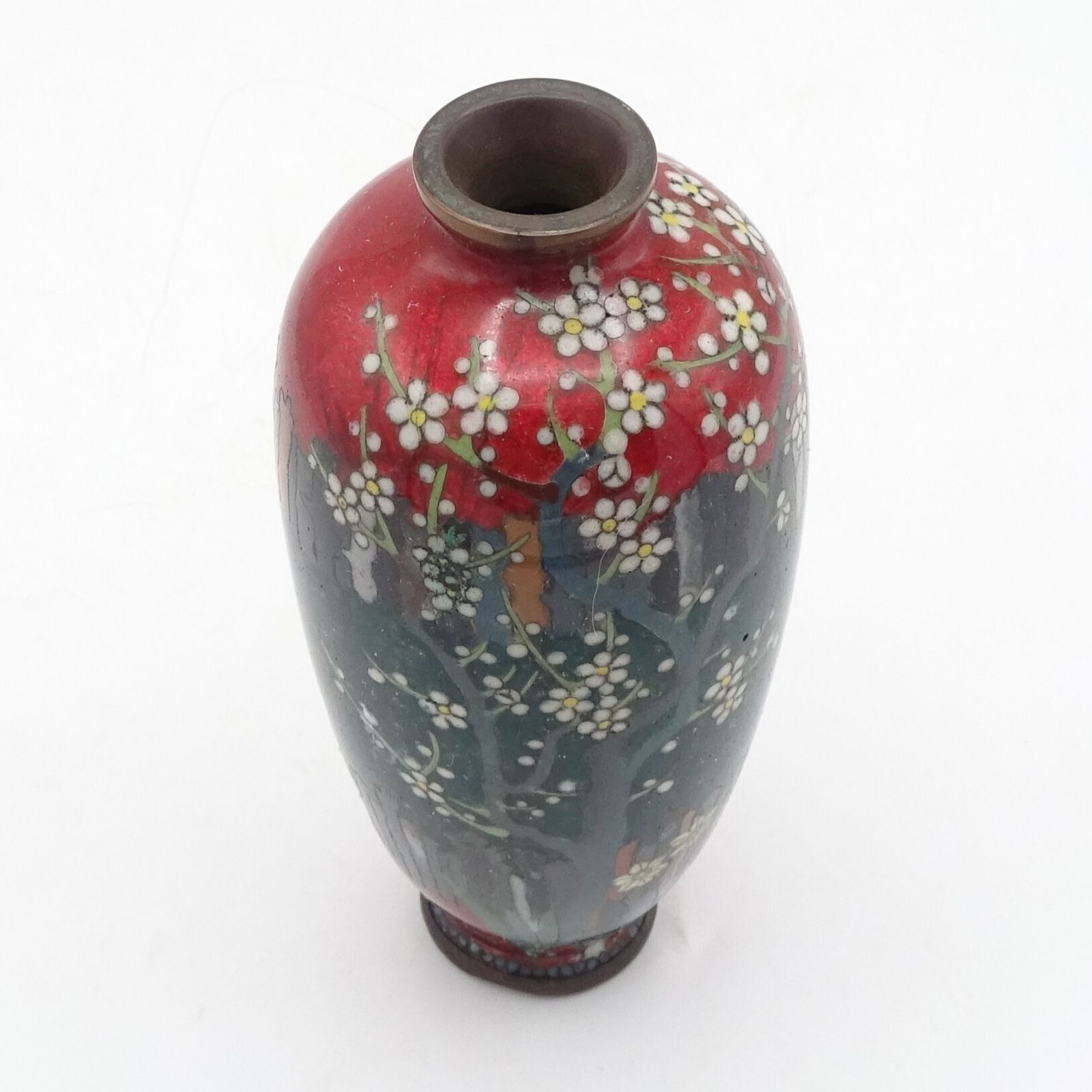 Antique Meiji Japanese Ginbari Cloisonne Vase photo Home Decor