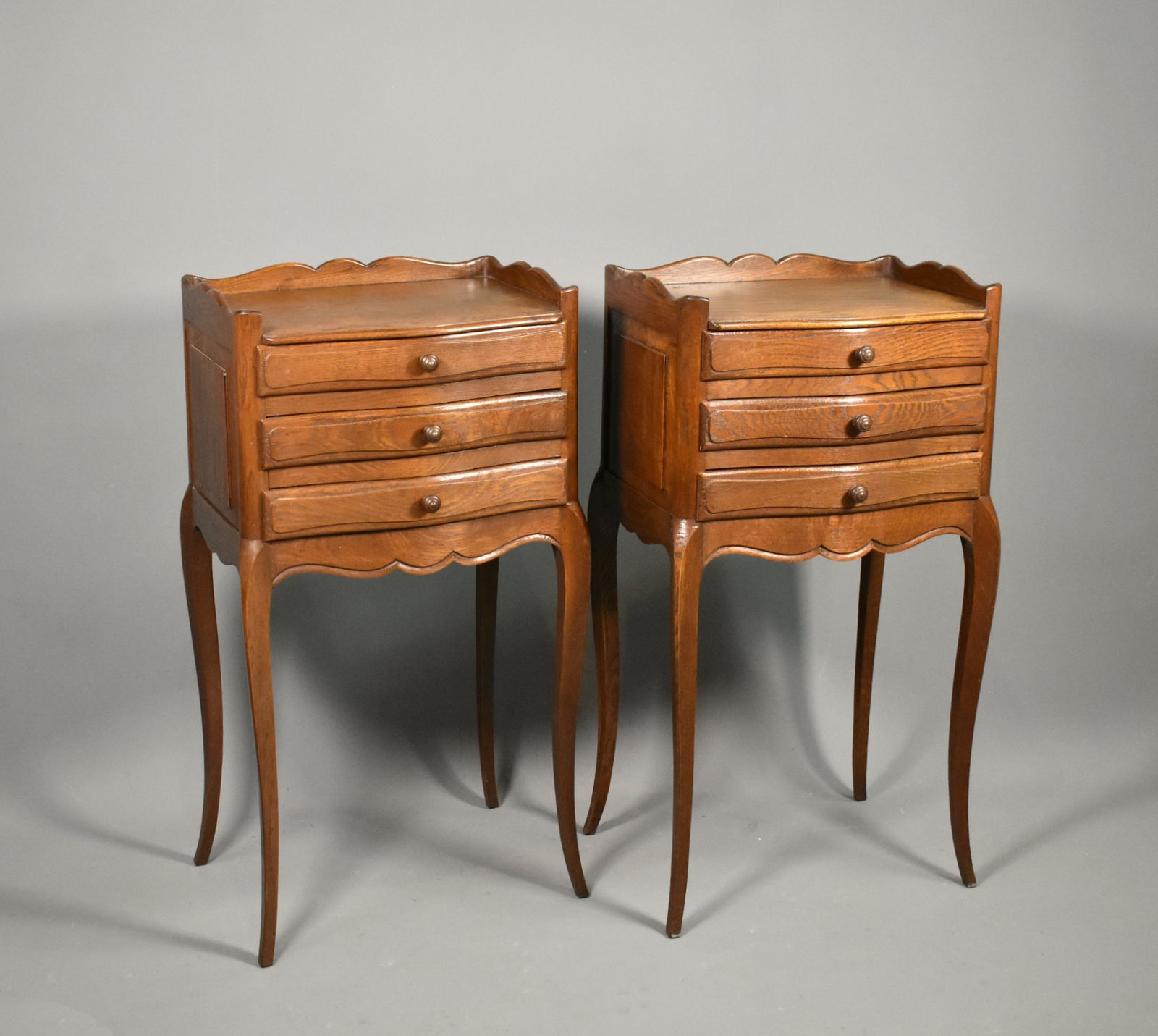 Pair Of French Oak Bedside Cabinets – Louis XVI Style, Mid Century photo buy