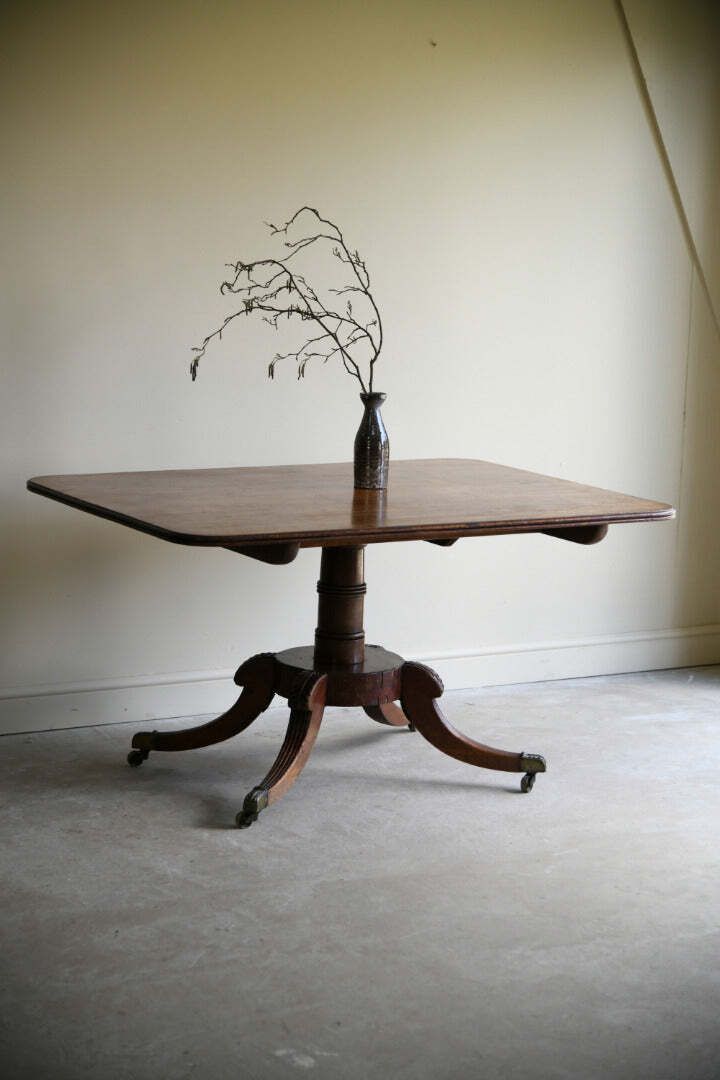 Regency Style Tilt Top Mahogany Table photo for sale