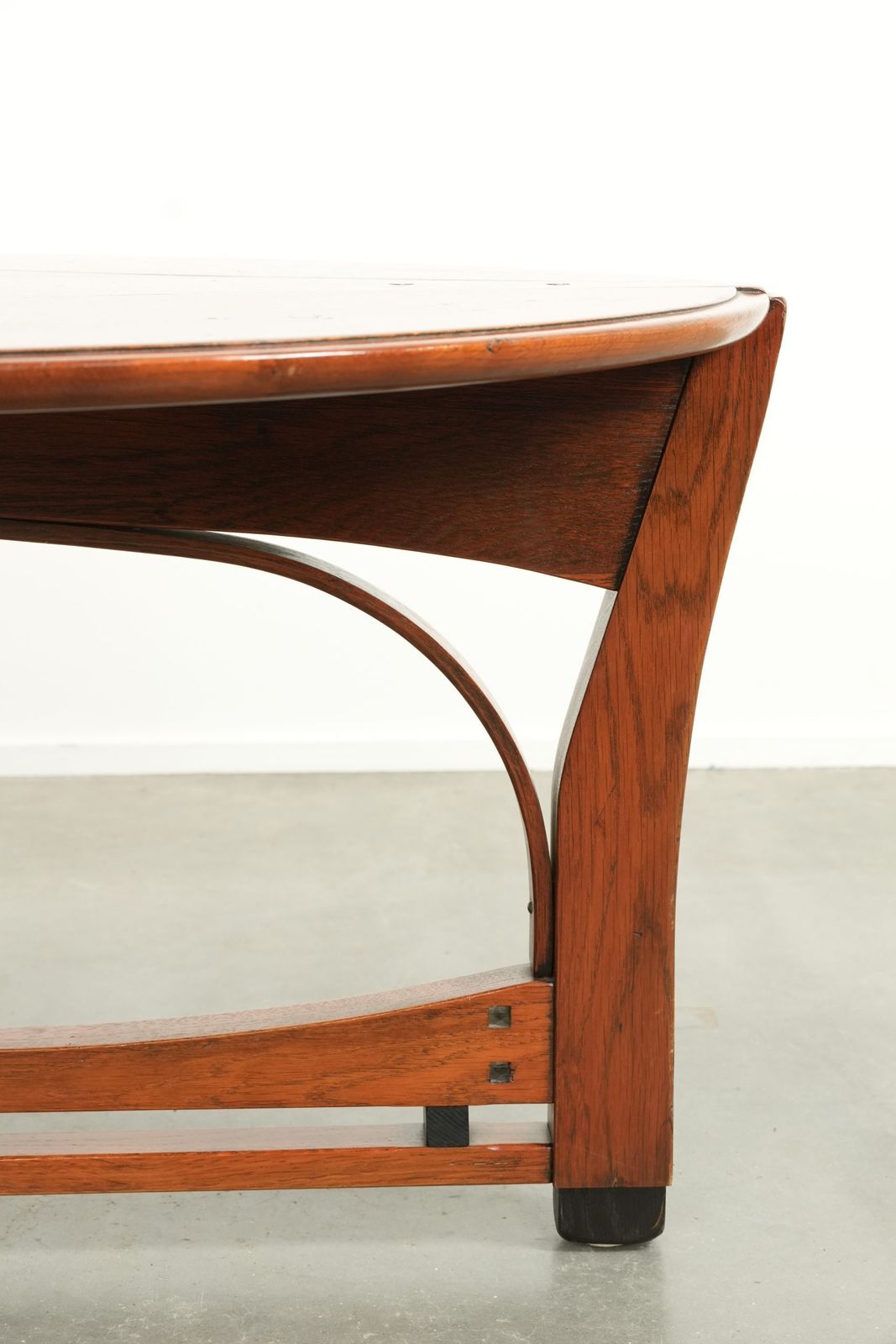 Beautiful And Elegant Oval Art Nouveau Design Coffee Table By Schuitema From The Jugendstil Series, In Good Condition. photo buy