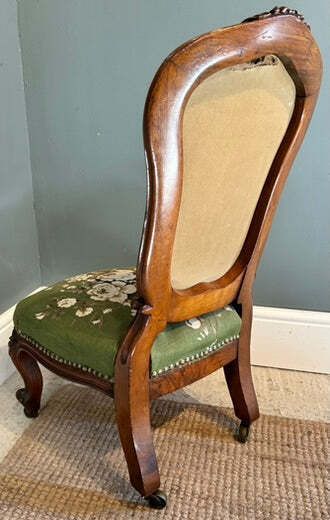 Antique Bedroom Nursing Floral Chair photo buy