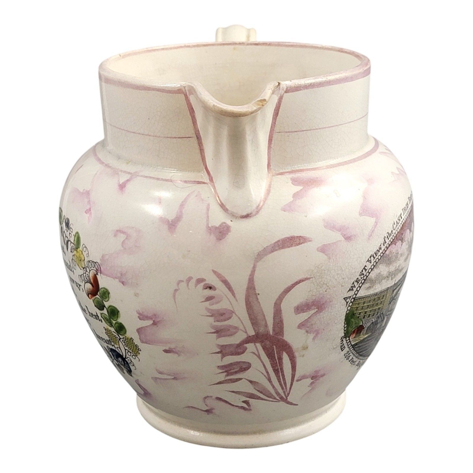Georgian Sunderland Lustre Jug With Wearmouth Bridge, C. 1800–1820 photo Home Decor