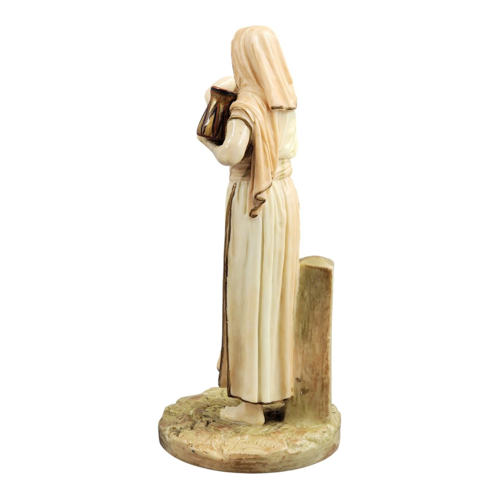 Royal Worcester Sculptural Egyptian Woman, Modelled By James Hadley, 1895 photo for sale