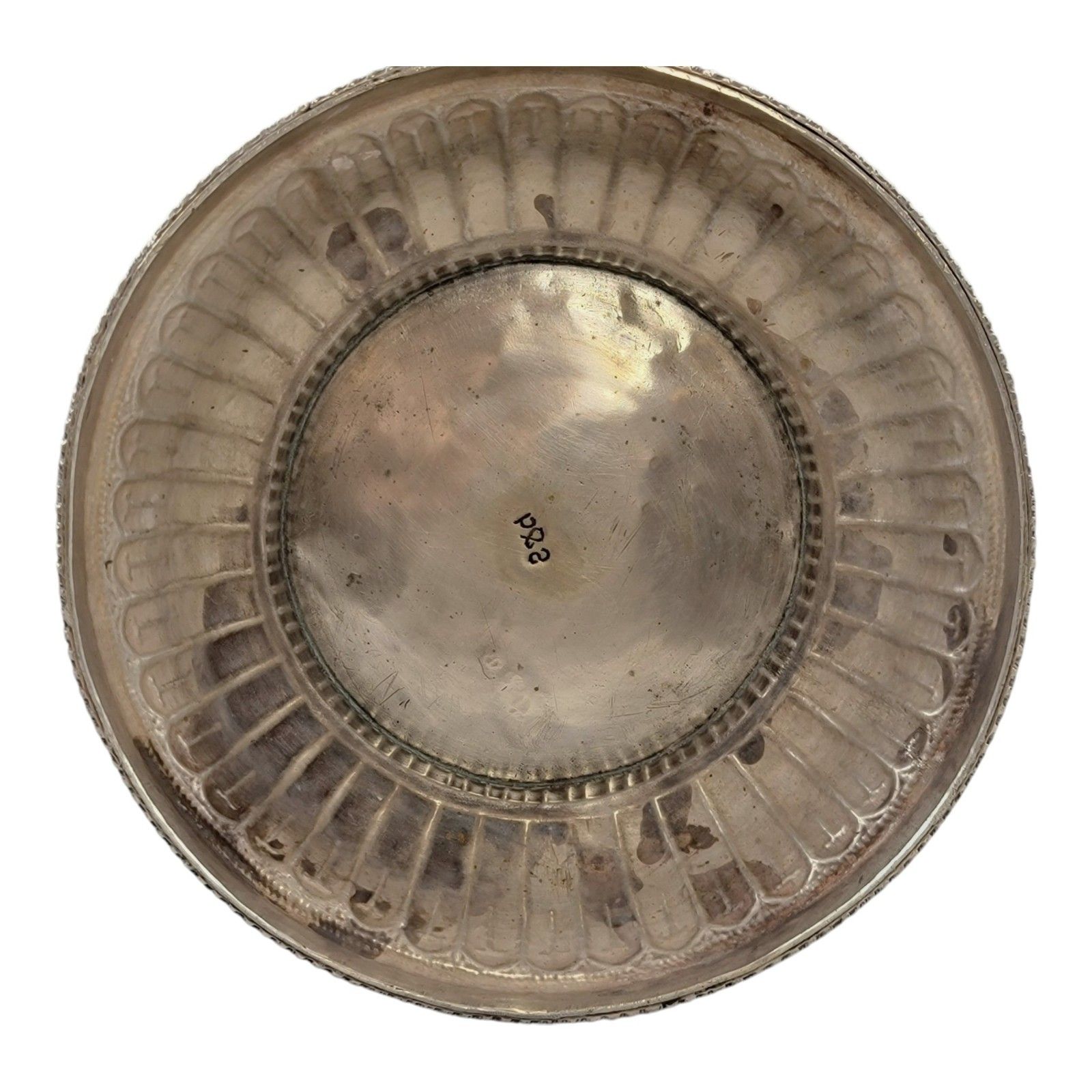 photo buy Large Indian Silver Vase Kutch Gujarat 3012g Repousse Antique Baluster Form
