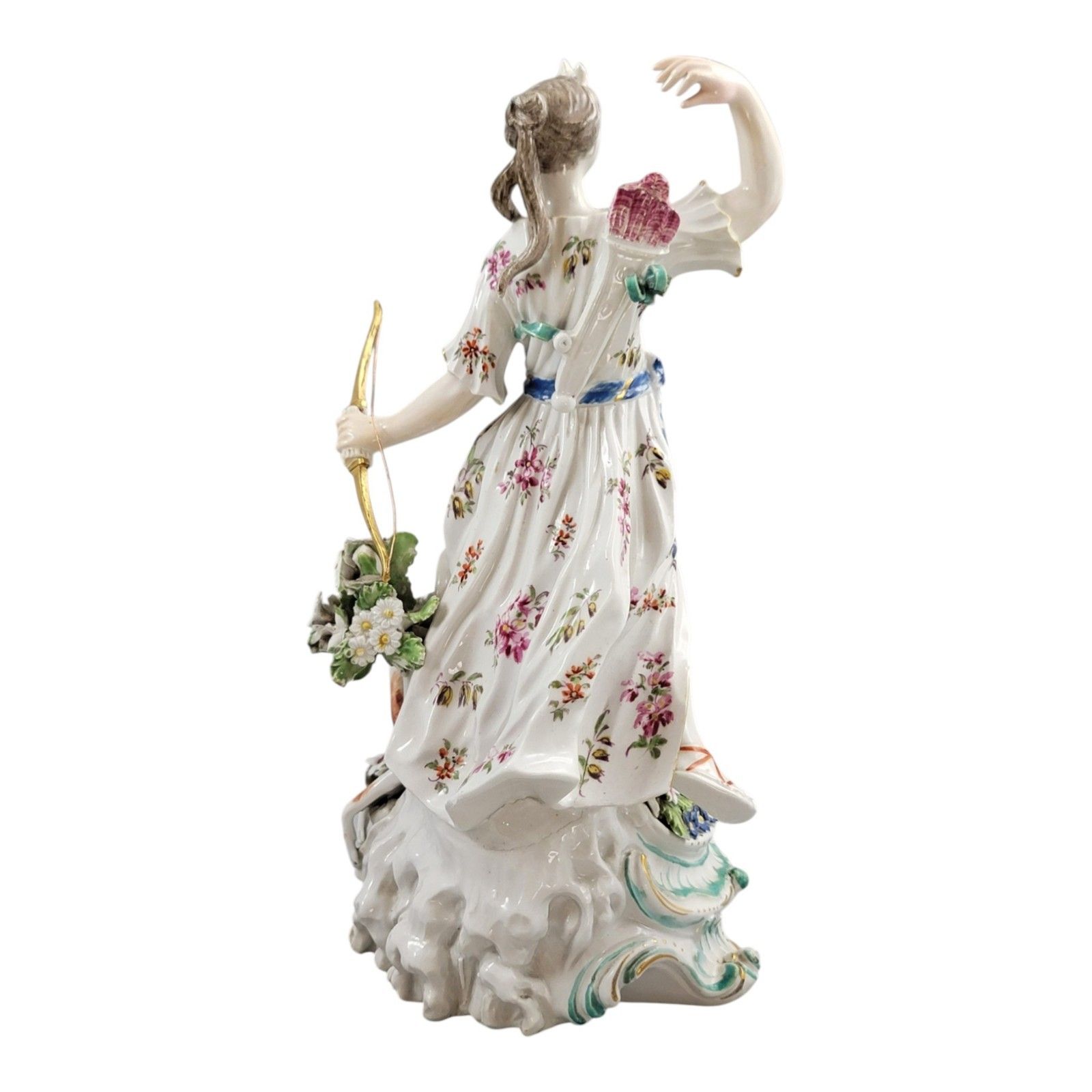Derby Porcelain Figure Of Diana With A Hunting Dog, Patch Period Circa 1760–1765 photo 1100.0