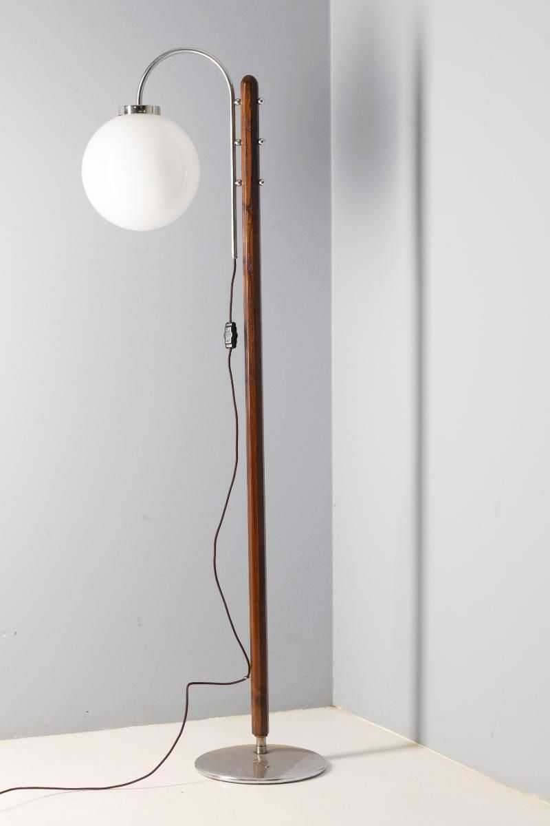 Vloerlamp, Jindřich Halabala, Jaren 1930–1940, Tsjecho Slowakije photo buy