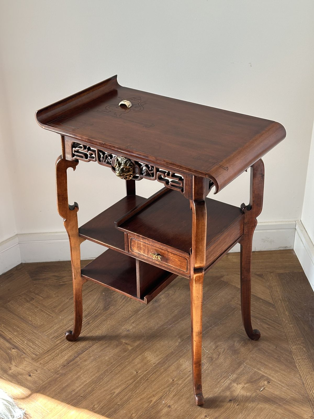 Furniture A Late 19th Century 'Japonisme' Table Attributed To Gabriel Viardot photo
