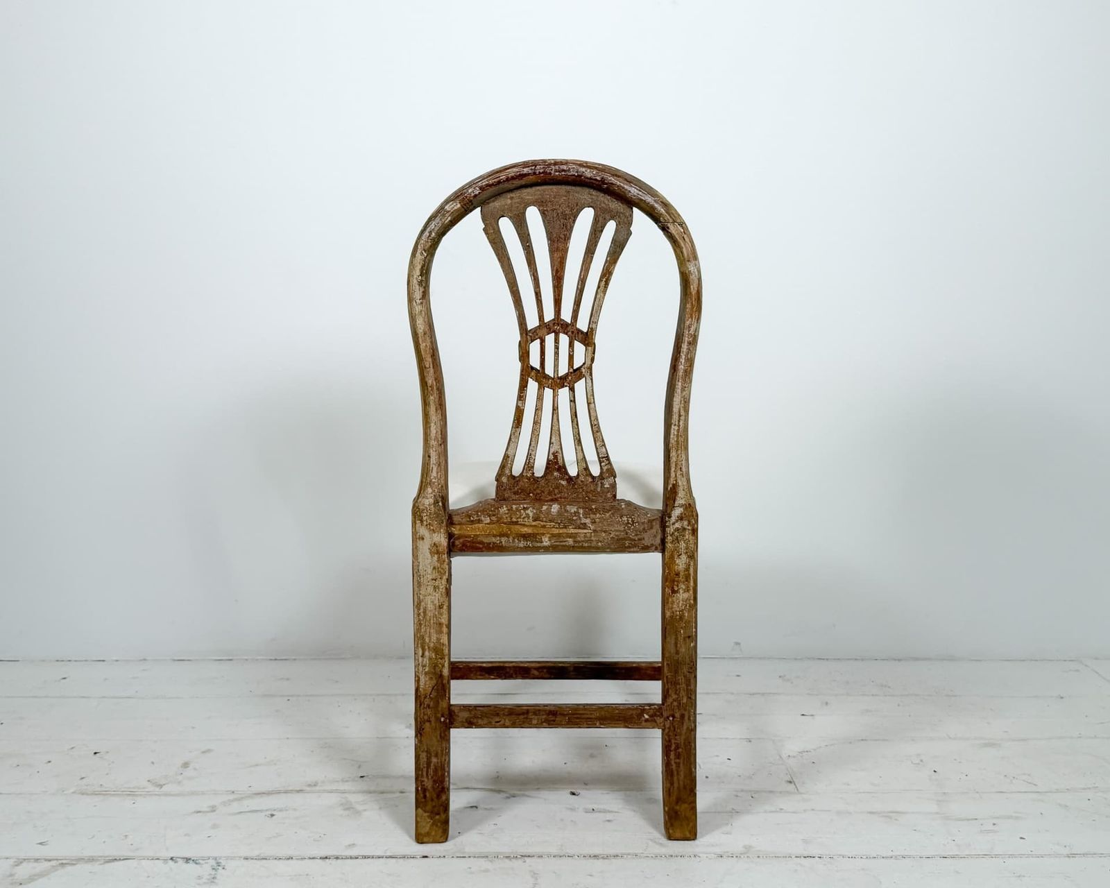 Four Gustavian Dining Chairs, 18th Century And Earlier photo vintage