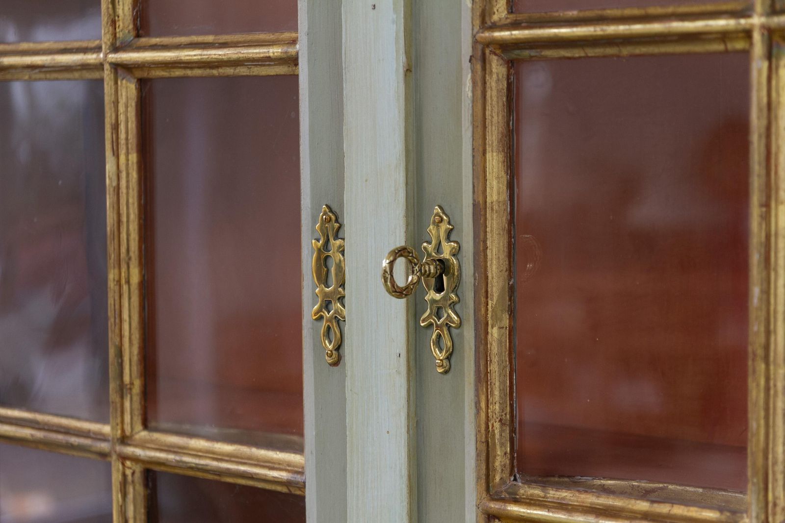 photo furniture Danish Gustavian Green Secretary Cabinet, 1780s.