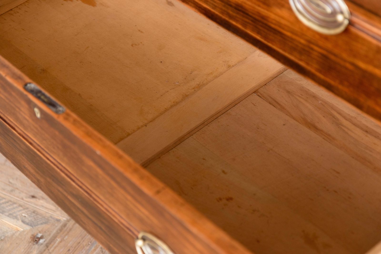 Rustic Country Antique Fruitwood Chest Of Drawers photo vintage