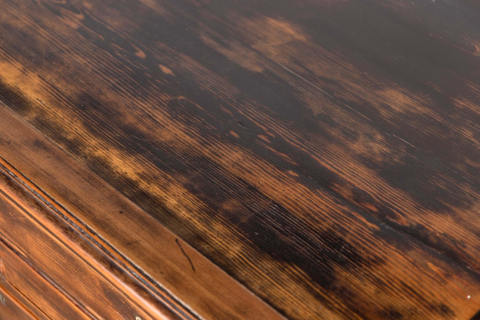 photo furniture Rustic Country Antique Fruitwood Chest Of Drawers