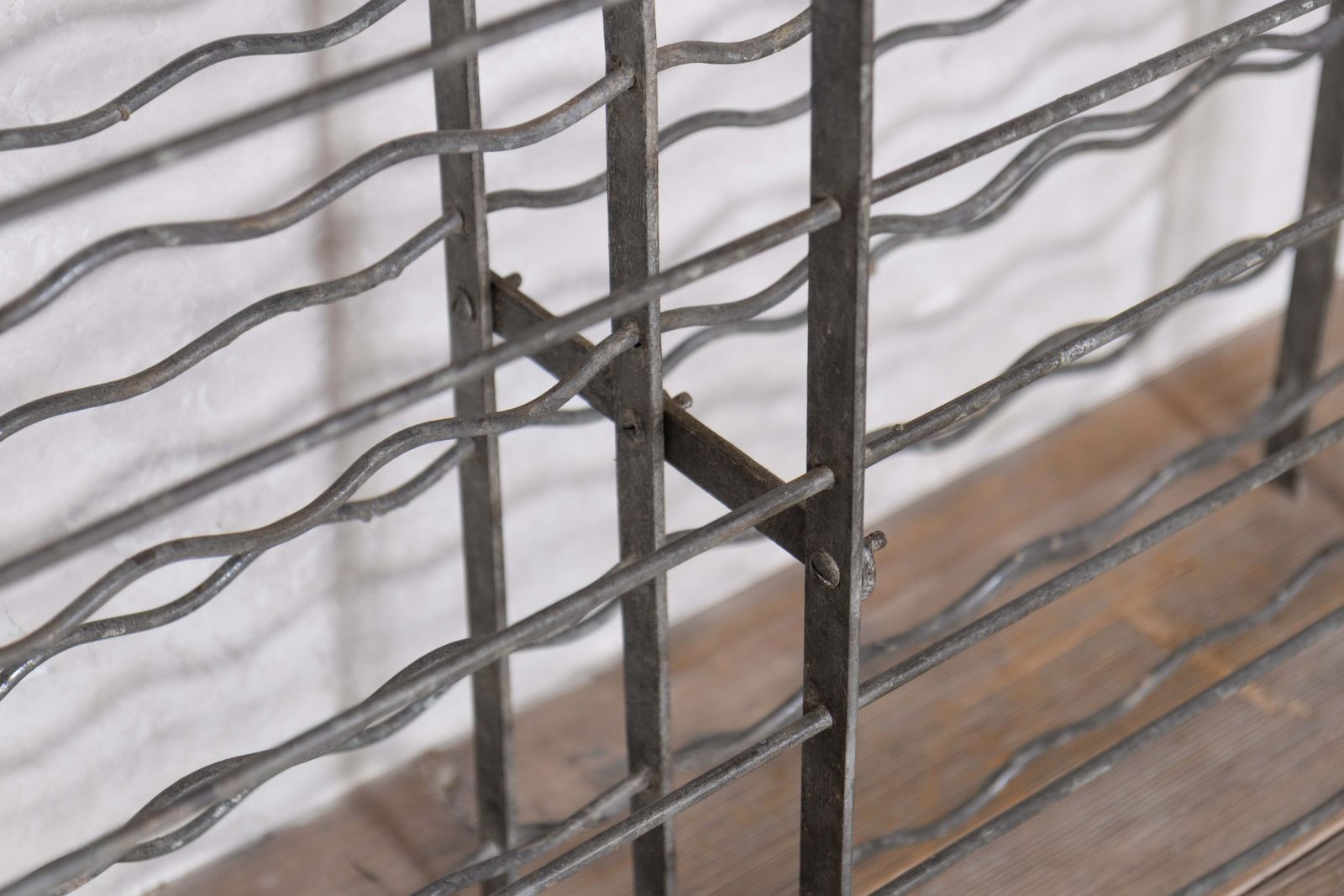 Country House Metal 135 Bottle Wine Rack photo Furniture