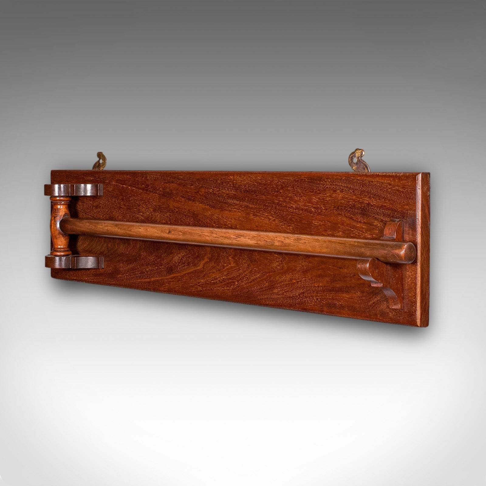 Antique Ship's Towel Rail, English, Maritime Drying Rack, Bathroom, Edwardian photo 913.0