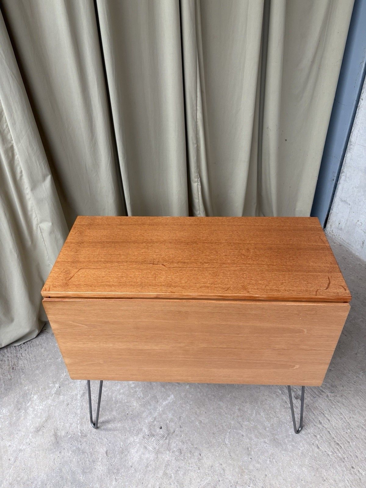 Vtg Mid Century Compact Sideboard Media Cabinet Scandi Danish Retro R1130 photo buy