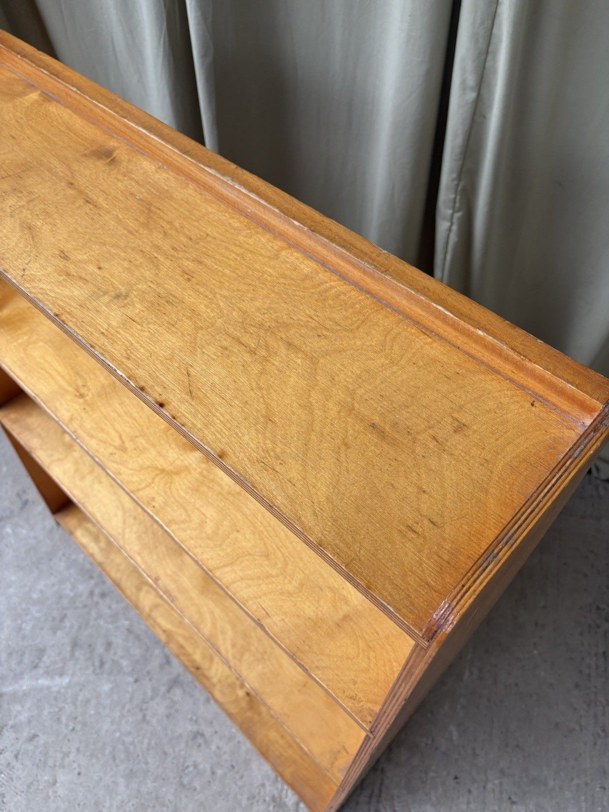 photo furniture Vtg Late Mid Century Freestanding Bookcase  Scandi Danish Retro R1131
