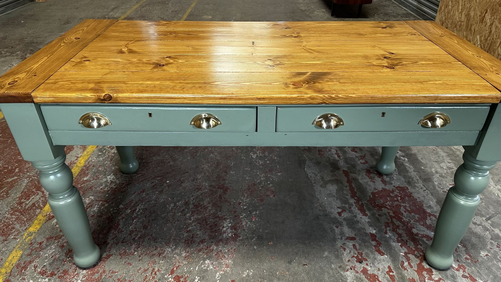 Rustic Farmhouse Table C1950, Mid 20th Century photo Furniture