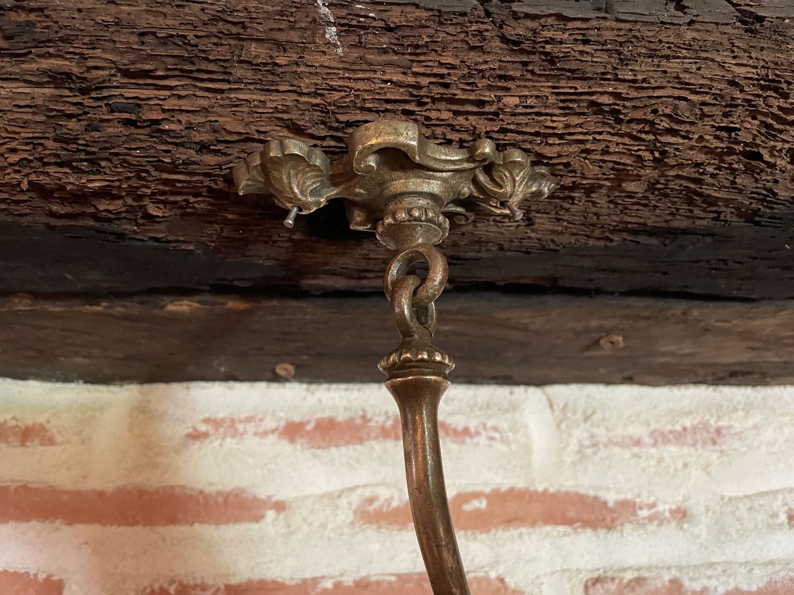 Rare Pair Of Two Vintage French Brass Game Pheasant Hanging Hooks photo 295.0