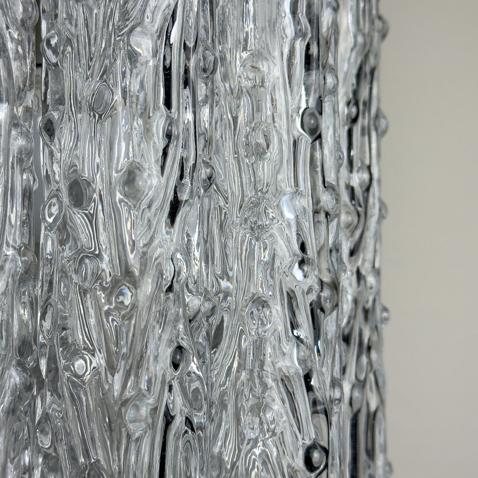 photo vinterior Vintage Murano Glass Chandelier Tronchi By Toni Zuccheri For Venini, Italy 1960s