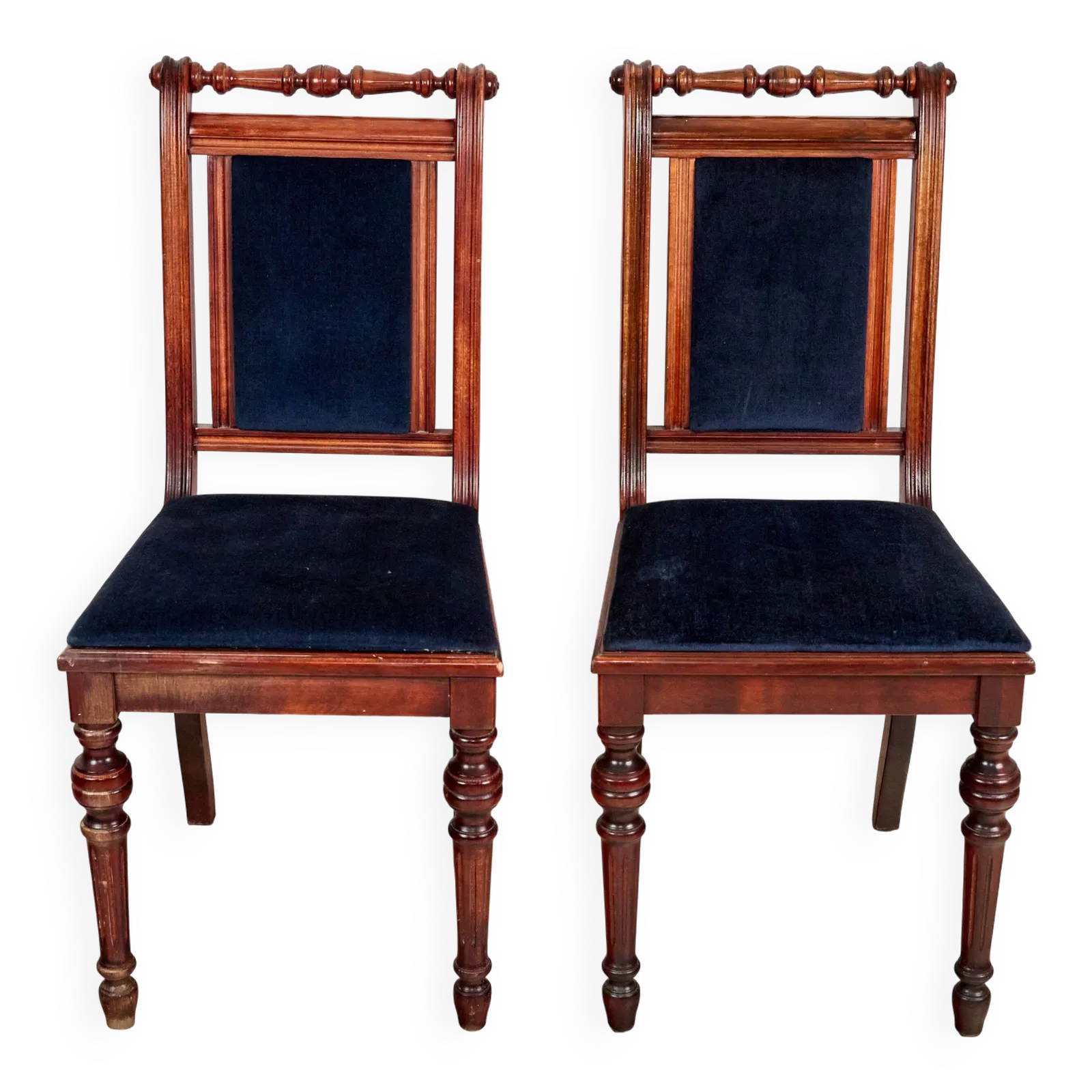 Set Of 2 Eclectic Style Chairs Fameg Radomsko, 1970s/80s