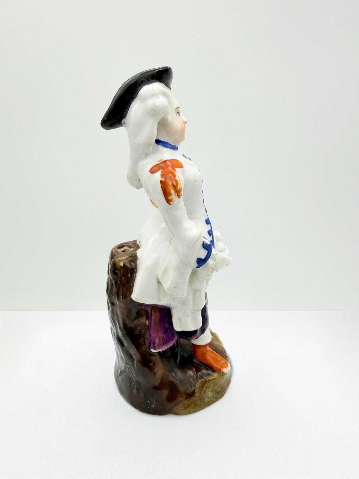 Antique Dresden Sailor Figurine, Hand Painted German Figurine, Collectible European Figurine photo vintage