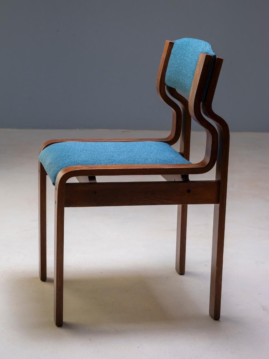 Set Van 4 Stoelen, Ludvík Volák, Jaren 1960–1970, Tsjecho Slowakije photo furniture