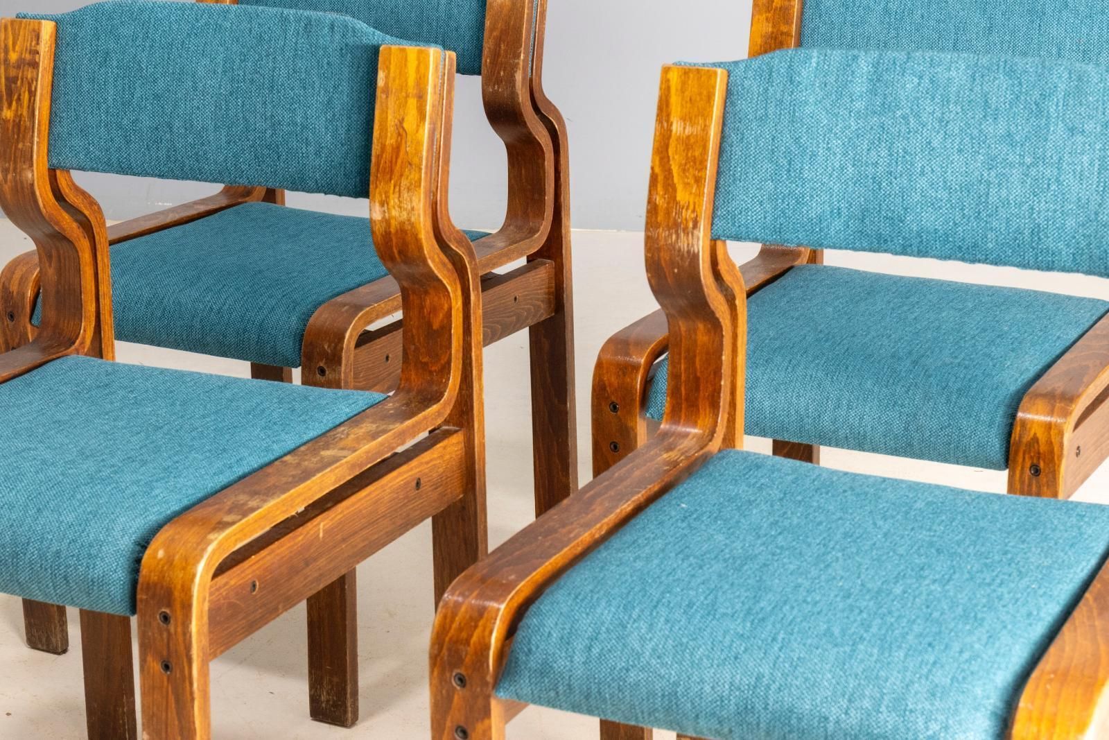 Set Van 4 Stoelen, Ludvík Volák, Jaren 1960–1970, Tsjecho Slowakije photo 1506.0
