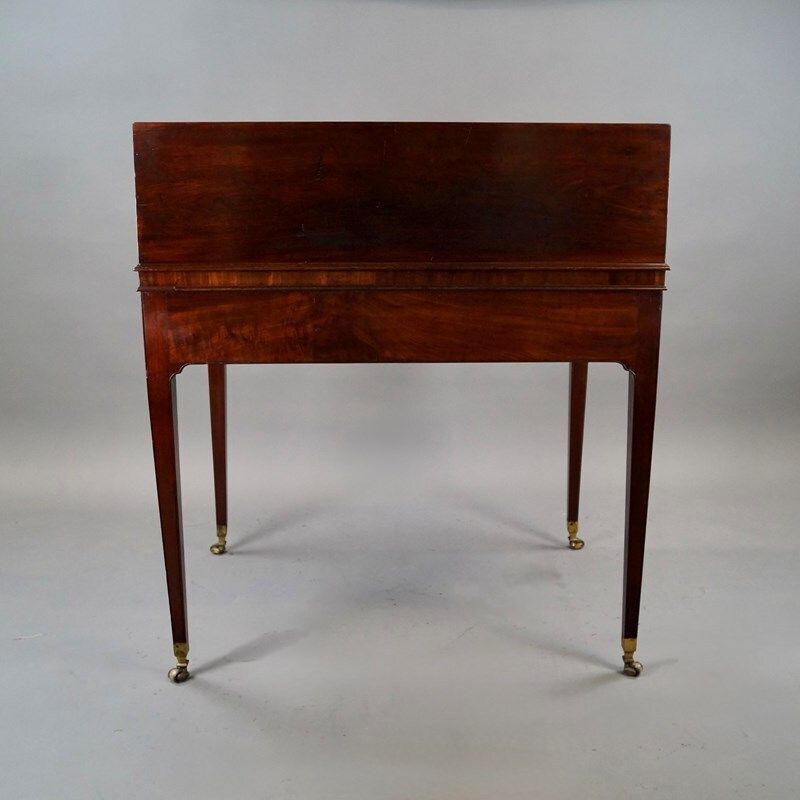 A Fine George III Flame Mahogany Roll Top Desk photo buy